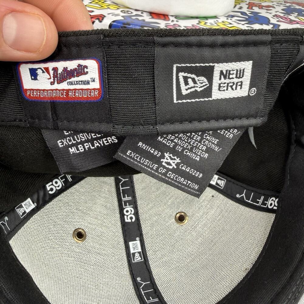 Chicago White Sox Hat Cap Men's Fitted 7 1/4 New Era 2016 ALL STAR GAME Black - Picture 8 of 8
